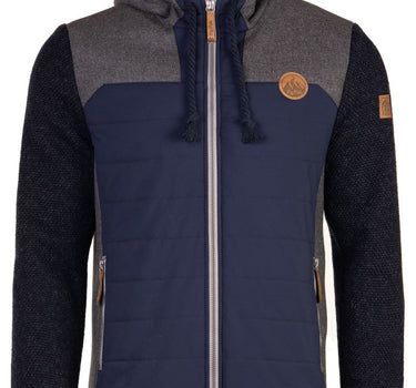 Piz Palü Wattierte Herren Jacke "Teisnach"  | 020002 - Blau / Grau