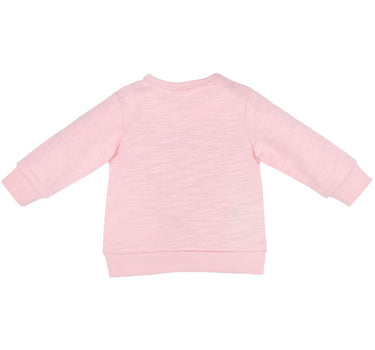 BONDI Baby Langarmshirt "Kätzchen" 93701 - Apricot / Schwarz | Pullover