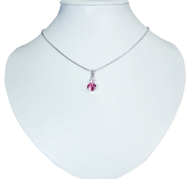 LUISIA Halskette Emily mit Kristallen von Swarovski - Rosa