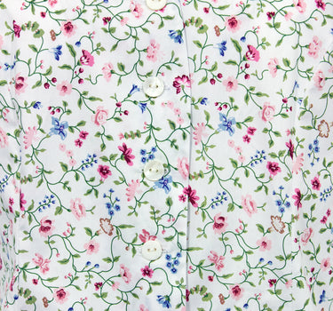 Pierre Marcel Damen Trachtenbluse Viola mit Blumenmuster - Creme