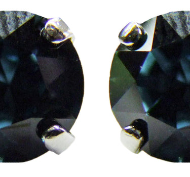LUISIA® Ohrringe Emily mit Kristallen von Swarovski® 9 mm - Ozeanblau
