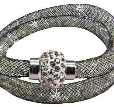 Stardust Armband zweireihig Weiß