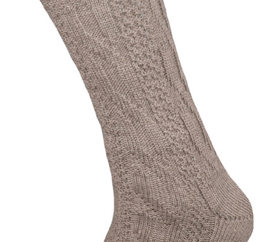 Kurze Trachtensocken Robin - Braun