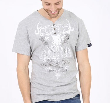 Krüger BUAM T-Shirt Trachtenheld | Grau