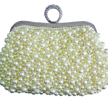 Elegante Handtasche "Princess" | Clutch Creme