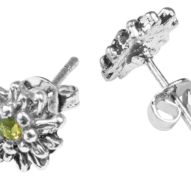 LUISIA® Edelweiß Ohrringe Marla mit Kristallen von Swarovski® - Olivgrün