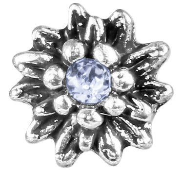 LUISIA® Edelweiß Ohrringe Marla mit Kristallen von Swarovski® - Hellblau