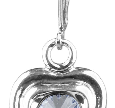 LUISIA® Ohrringe Lisanne Herzanhänger mit Kristallen von Swarovski® - Kristall