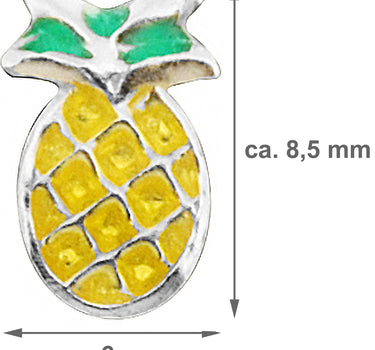 LUISIA Ohrstecker "Kinder Ohrringe Ananas" 925 Silber