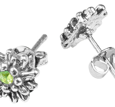 LUISIA® Edelweiß Ohrringe Marla mit Kristallen von Swarovski® - Hellgrün