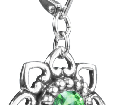 LUISIA Ohrringe Leandra mit Herzblüten - Hellgrün