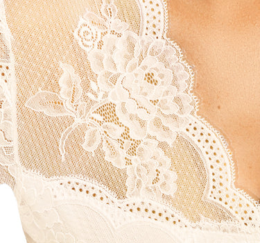 Nina von C. Dirndlbluse "Kalea" mit Knopfleiste 16463718 | Champagner