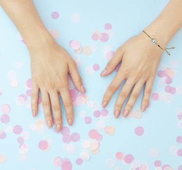 LUISIA Armband "Ciri" mit Kristallen von Swarovski - Silber / Light Peach