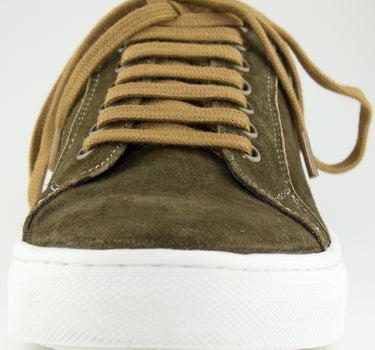 Maddox Herren Leder Sneaker Grannos - Trachten Schuhe Moor Braun