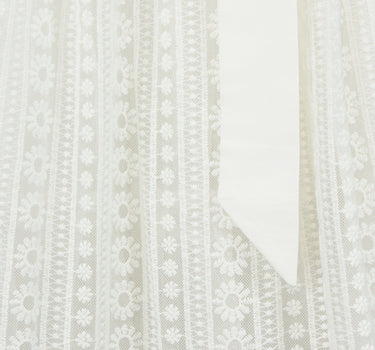 Pierre Marcel Transparente Blümchen Dirndlschürze Anna - Creme