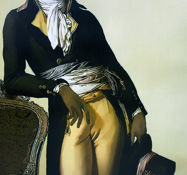 Wandbild Sir Hirsch - 60 x 80 cm