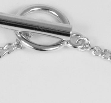 LUISIA Silbernes Damen Armband mit schwarzen Kristallen von Swarovski