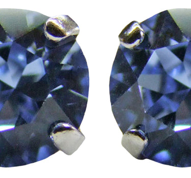LUISIA® Ohrringe Emily mit Kristallen von Swarovski® 9 mm - Hellblau