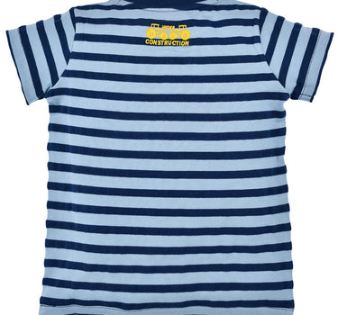 BONDI T-Shirt "Feuerwehrauto" für Jungen 33122 | Blau geringelt