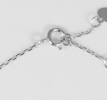 LUISIA Filigranes Damen Armband mit rosa Herz - 925 Silber Schmuck