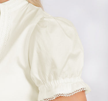 Krüger Collection Dirndlbluse "Alexa" mit Schneewittchenkragen | Ecru