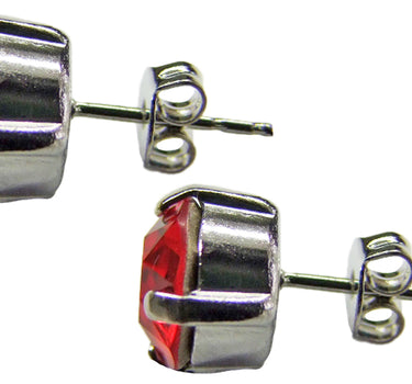 LUISIA® Ohrringe Emily mit Kristallen von Swarovski® 9 mm - Rot