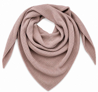 XL Strick Dreieckstuch - Schal  200 x 80 cm | Taupe