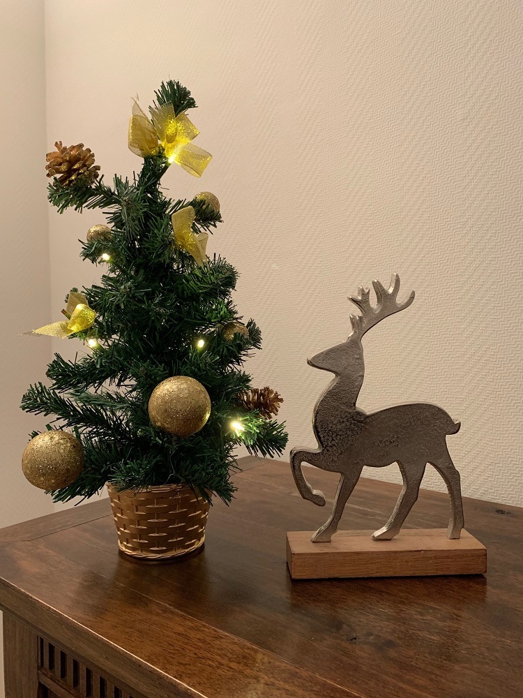 Riffelmacher Geschmückter Mini Weihnachtsbaum Beleuchtet 50cm Advent Dekoration 